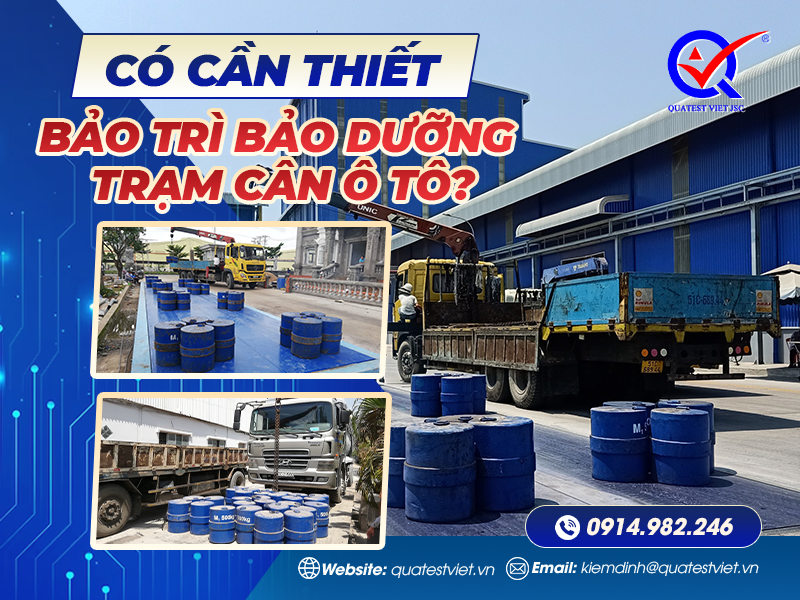 Bảo dưỡng trạm cân